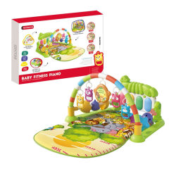WHALE PATTERN BABY RUG PEDAL PIANO W/LIGHT,MUSIC toys