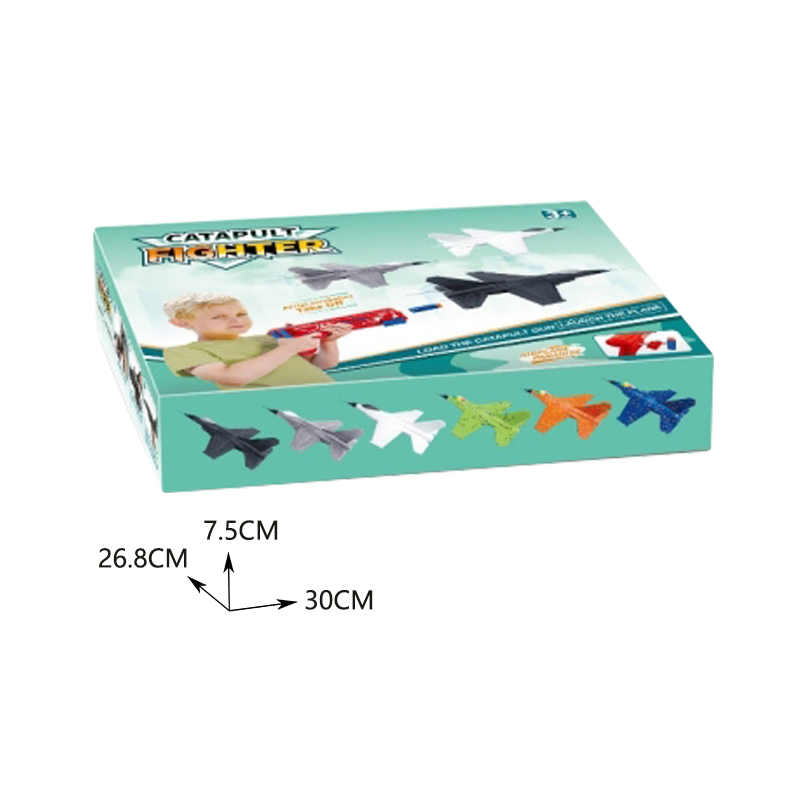FORWARD POWER AIRCRAFT GUN W/LIGHTS(3AIRCRAFT,1GUN+4 EVA SOFT BOMB ) toys