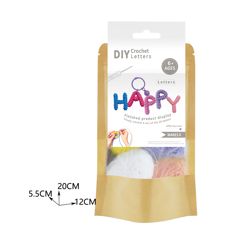 DIY CROCHET TOY  6PCS toys