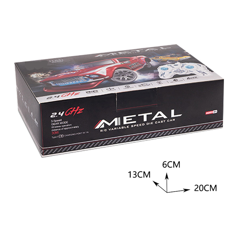 2.4GHZ 1:64 R/C MINI ALLOY CAR W/SOUND toys