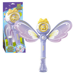 B/O ANGEL BUBBLE STICK (PURPLE), W/30ML BUBBLE WATER toys