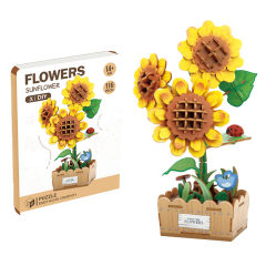 3D WOODEN JIGSAW FLOWER SERIES toys