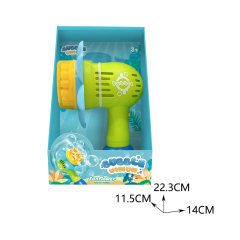 B/O 23 HOLES SUNFLOWER BUBBLE MACHINE WITH 120ML SOLUTION(2 COLOR ASST) toys