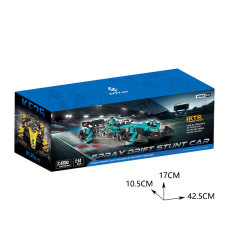 2.4G R/C STUNT FORMULA RACING CAR W/SPRAY(YELLWO/BLUE) toys