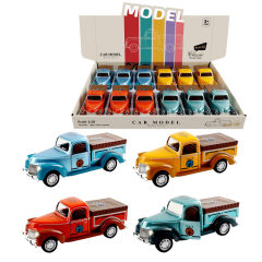 PULL BACK ALLOY CAR W/LIGHT,MUSIC,OPEN DOOR(4 COLORS,12PCS/DISPLAY BOX) toys