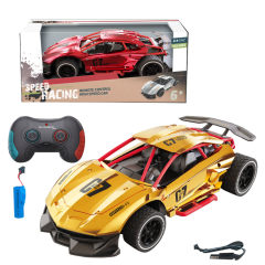 1:12 R/C UV CAR(RED/GOLDEN) toys