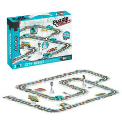 DIY WIND UP PUZZLE TRACK SET toys