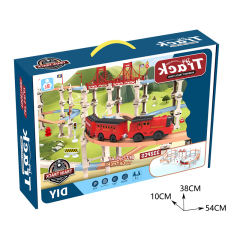 DIY ASSEMBLED RAIL TRAIN (332PCS) toys