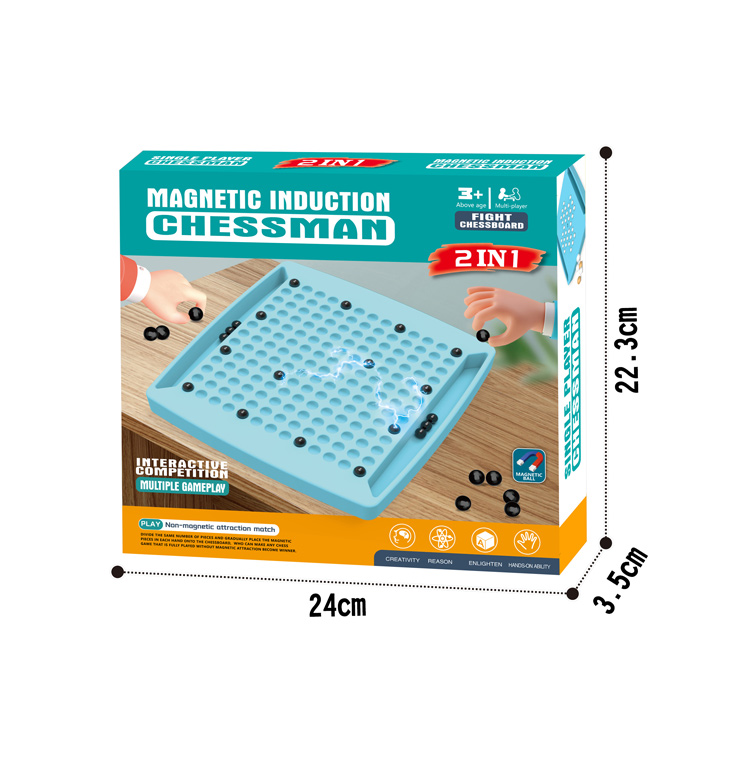 2 IN 1 GAME CHESS（BLUE/YELLOW） toys