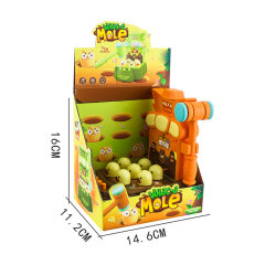 打地鼠闯关游戏机带灯光，音乐（2色混装） toys