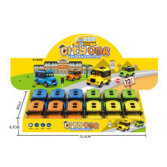 PULL BACK SCHOOL BUS(4 COLORS,12PCS/DISPLAY BOX) toys
