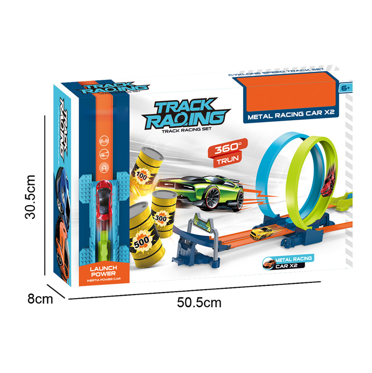 ALLOY CATAPULT TRACK CAR 24PCS toys