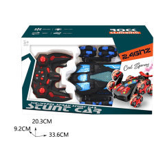 2.4G 6-WHEELED R/C STUNT CAR W/LIGHT,MUSIC(RED/BLUE) toys