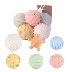 BATHROOM STRAW HAND GRAB BALL W/BB SOUND  6PCS toys