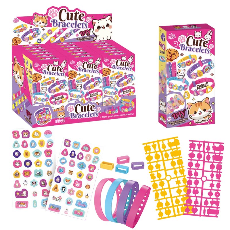 DIY BEADING SET（18PCS/DISPLAY BOX） toys