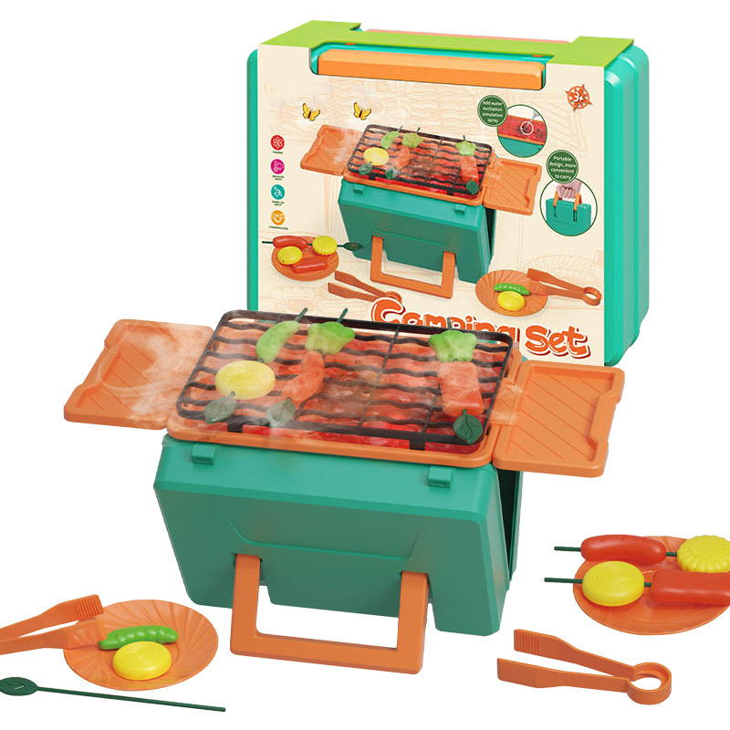 BARBECUE SET W/SPRAY toys