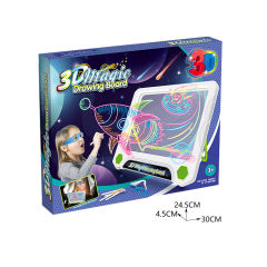 3D MAGIC DRAWING BOARD W/7-COLOR LIGHT toys