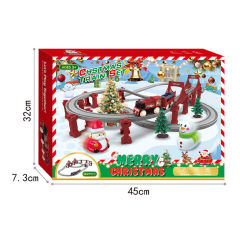 DIY TRACK TRAIN(CHRISTMAS)2 COLORS toys