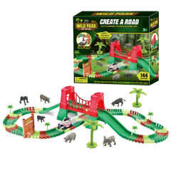 B/O TRACK CAR W/LIGHT 144PCS toys
