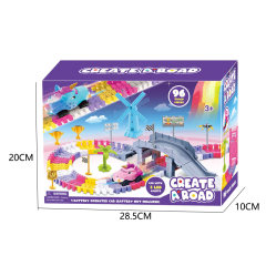 B/O TRACK CAR W/LIGHT 96PCS toys
