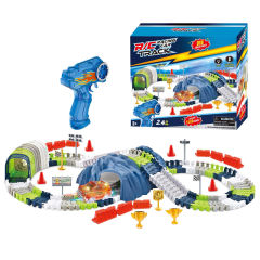 R/C TRACK CAR W/LIGHT 108PCS toys