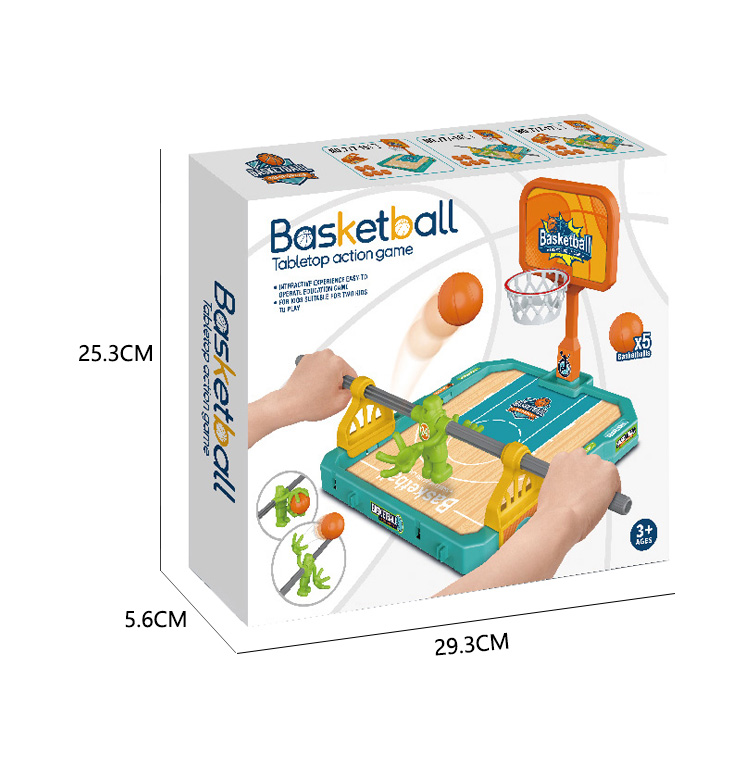 BASKETBALL TABLETOP ACTION GAME W/5 BALL toys