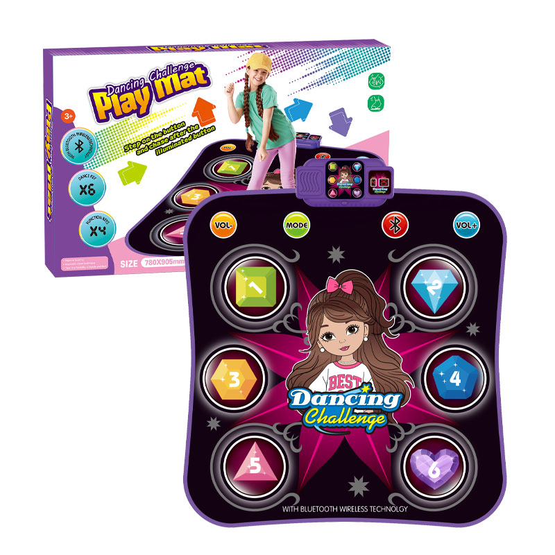 CHILDREN'S BLUETOOTH LIGHT & MUSIC DANCE CARPET (SINGLE LIGHT TYPE) toys
