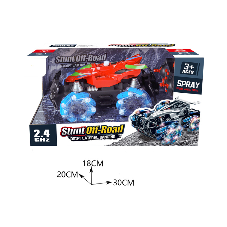 1:16 9CH R/C CAR W/LIGHT,MUSIC,SPRAY（RED/WHITE） toys
