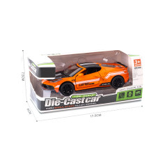 1:28 PULL BACK ALLOY CAR W/LIGHT,MUSIC,4 OPEN DOOR（3 COLORS） toys