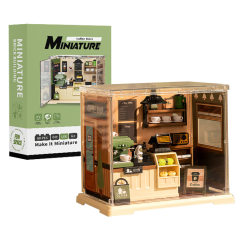 DIY COFFEE SHOP W/LIGHT 90PCS toys