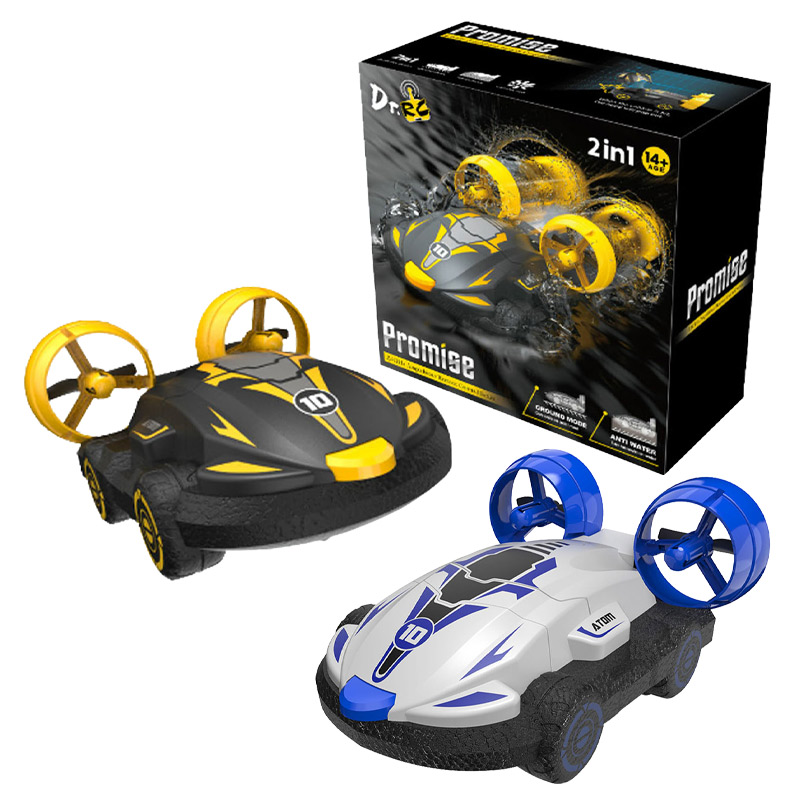 R/C AMPHIBIAN CAR （WHITE/BLACK） toys