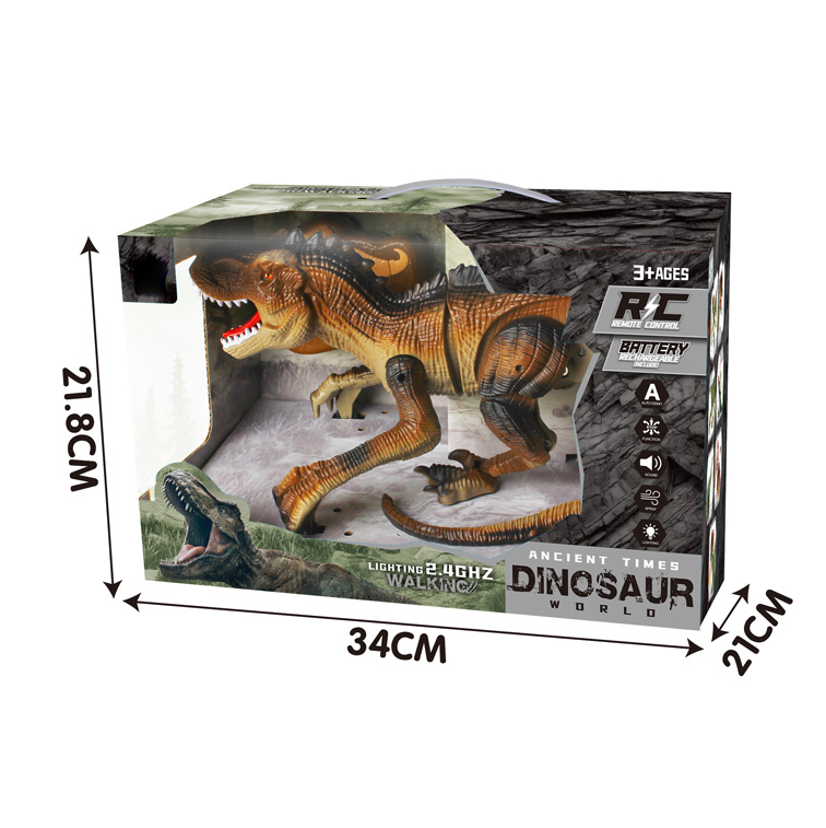 2.4GHZ R/C DINOSAUR W/LIGHT,SOUND,SPRAY（2 COLORS） toys