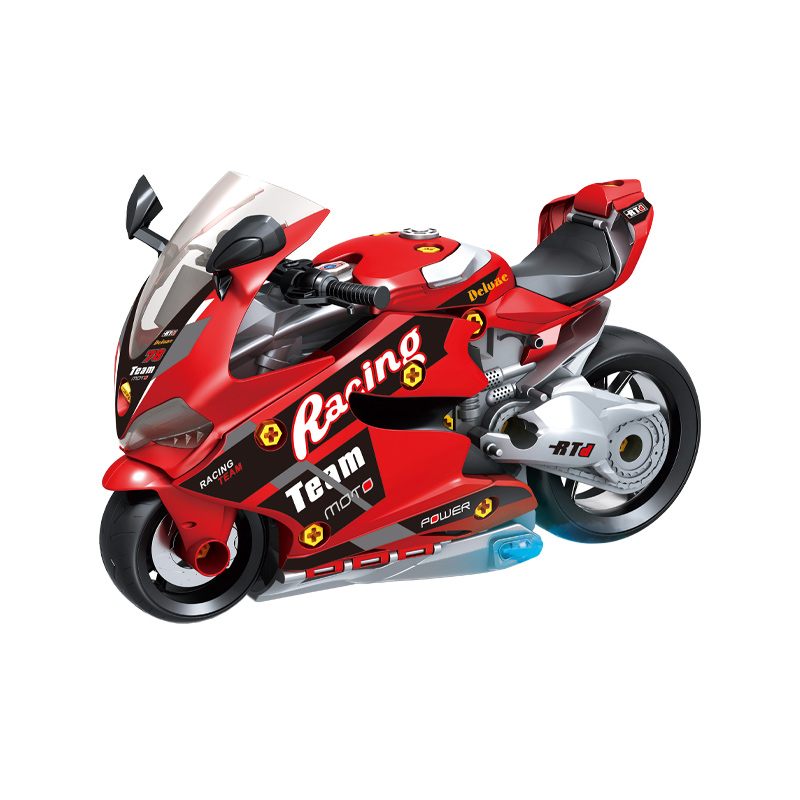 DIY MOTORCYCLE W/LIGHT,SOUND toys
