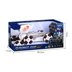 2.4G R/C ROBOT DOG W/LIGHT,MUSIC W/DUAL REMOTE CONTROL(2 COLORS) toys