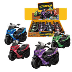 FRICTION MOTORCYCLES(4 COLORS,12PCS/DISPLAY BOX) toys