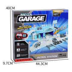 POLICE PARKING LOT W/1PCS ALLOY CAR toys