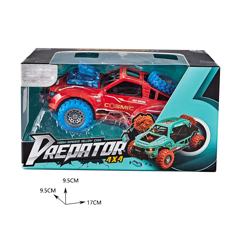1:32 PULL BACK ALLOY CAR W/LIGHT,MUSIC,RED,GREEN MIXED toys
