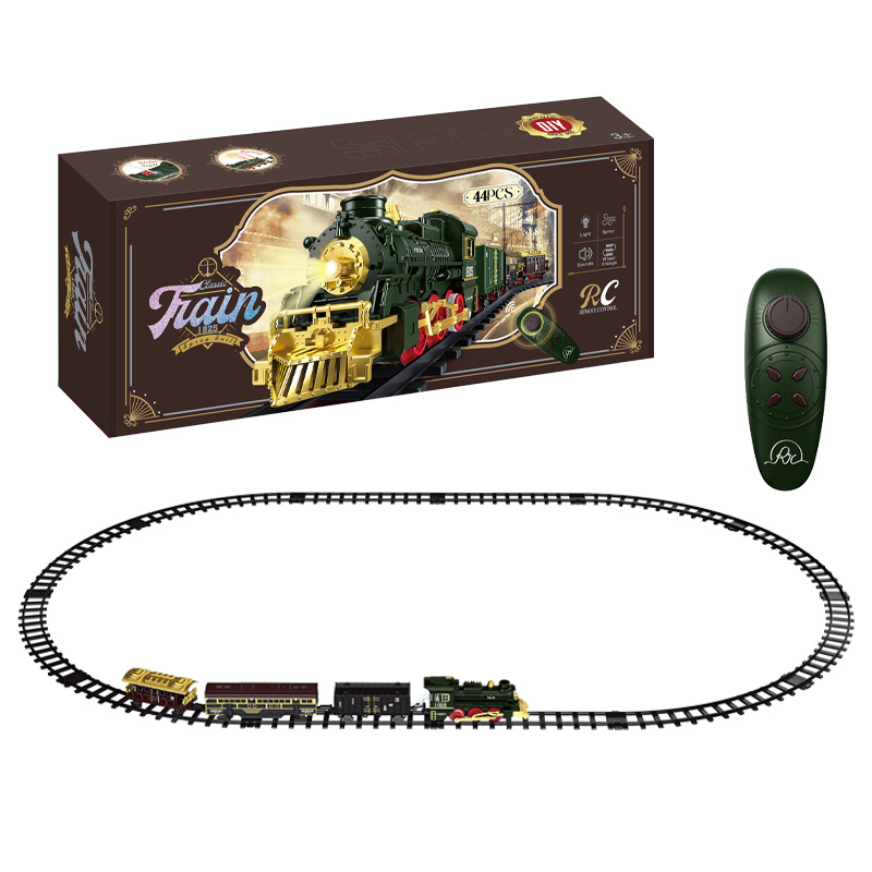 R/C RAILWAY TRAIN W/LIGHT,SOUND,SPRAY toys