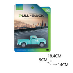 PULL BACK ALLOY CAR（6 ASST） toys