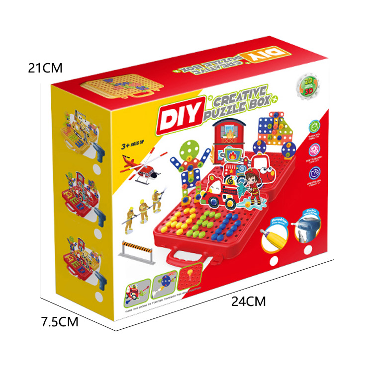 B/O SCREW TOOL BOX 316PCS toys