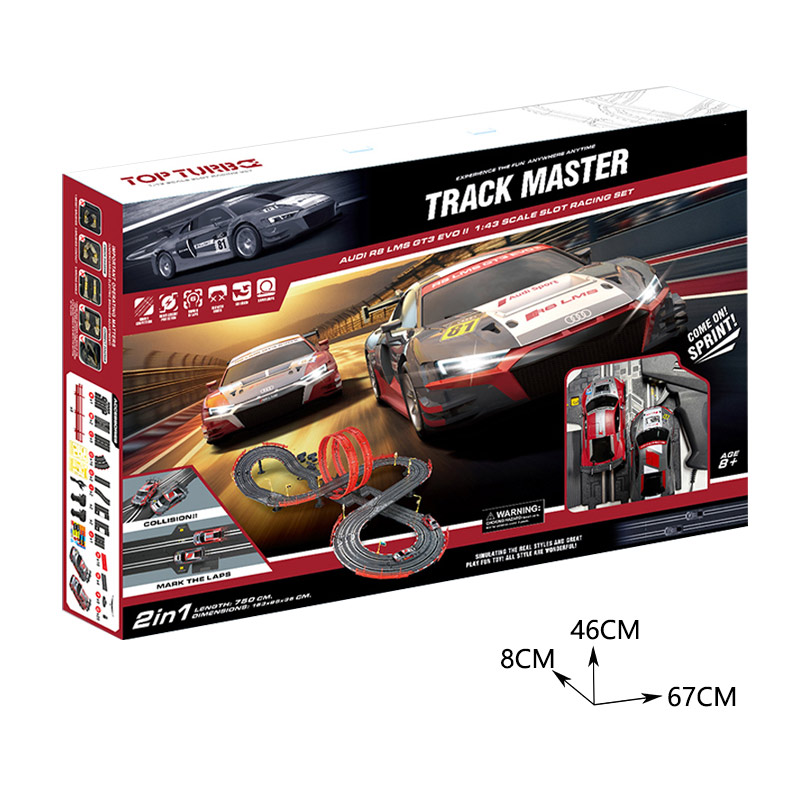 1:43 B/O RACING TRACK CAR toys
