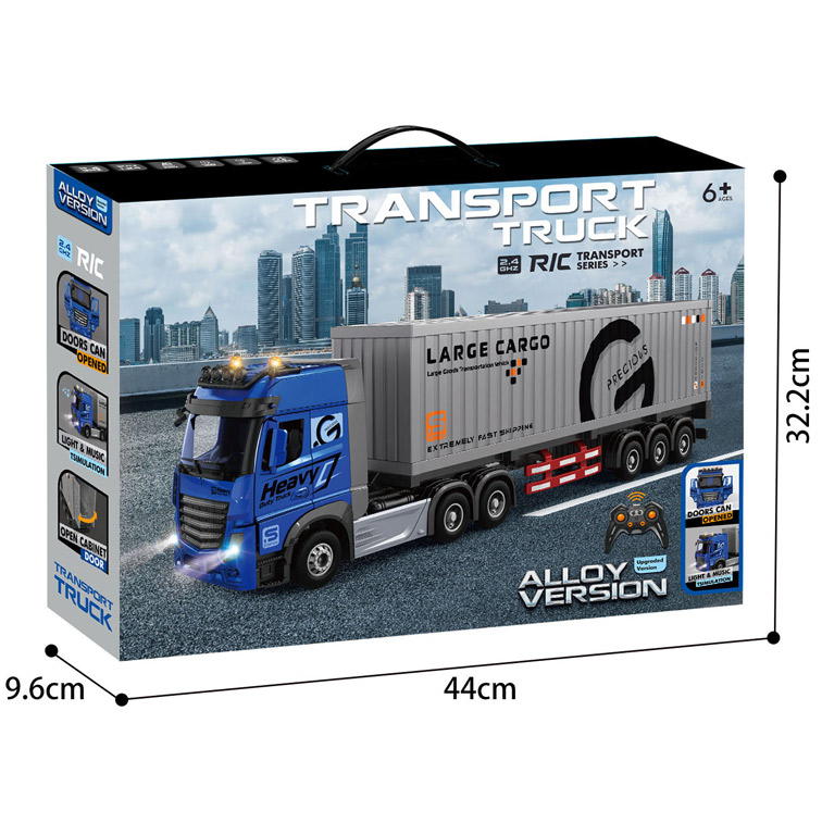 1:24 2.4G 9CH R/C ALLOY TRUCK W/LIGHTS,MUSIC toys