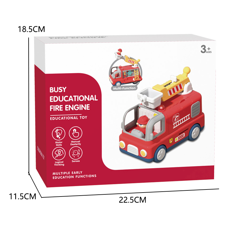CARTOON FIRE ENGINE W/LIGHTS,MUSIC toys