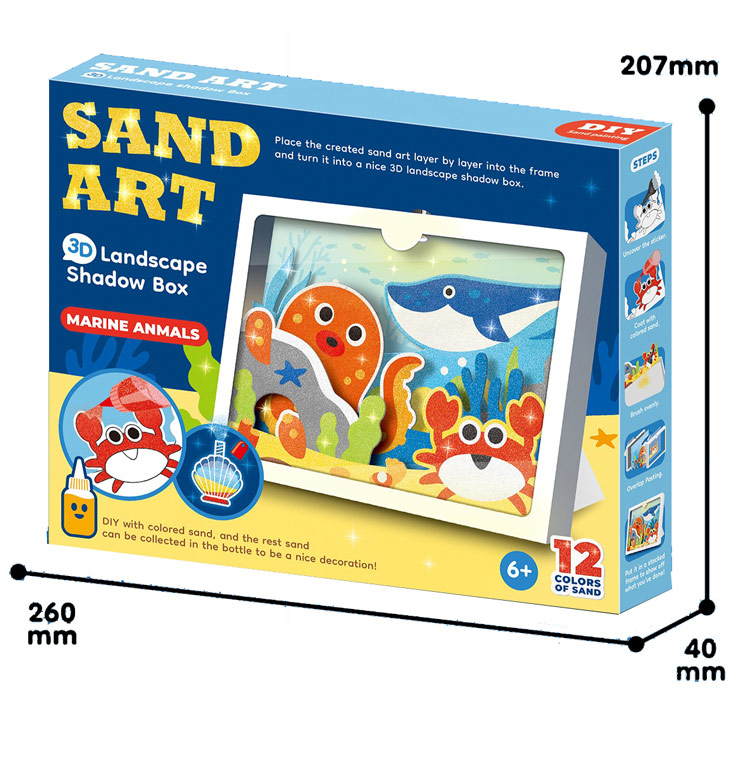 DIY 3D SAND ART W/LIGHTS toys
