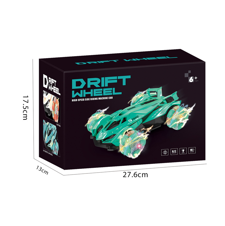 R/C STUNT CAR (DUAL-CONTROL) 2 COLOR MIXED toys