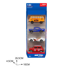 1:64 ALLOY FREEWHEEL CAR(12 COLORS ASST) toys
