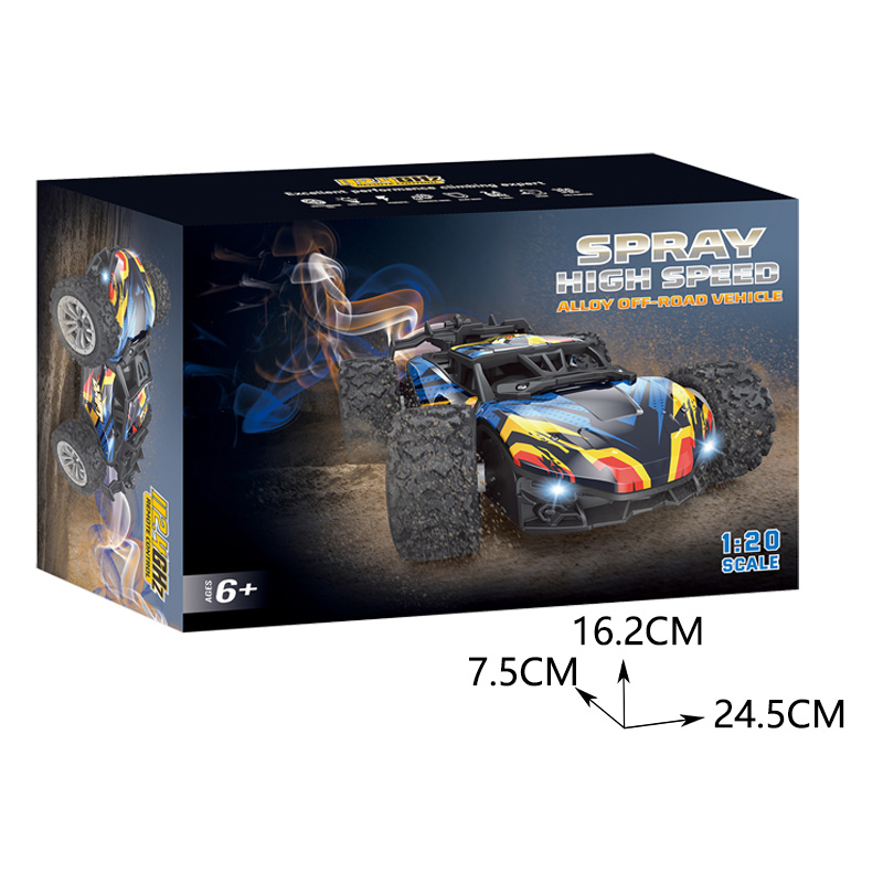 R/C ALLOY CAR W/SPRAY,LIGHTS toys
