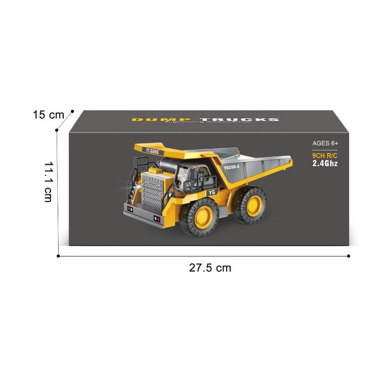 R/C 2.4G 1:24 9CH MINING CARD DUMP TRUCK(ALLOY VERSION) toys