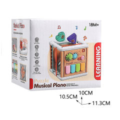 PIANO ACTIVITY CUBE BINS W/LIGHTS,MUSIC (2 ASST) toys