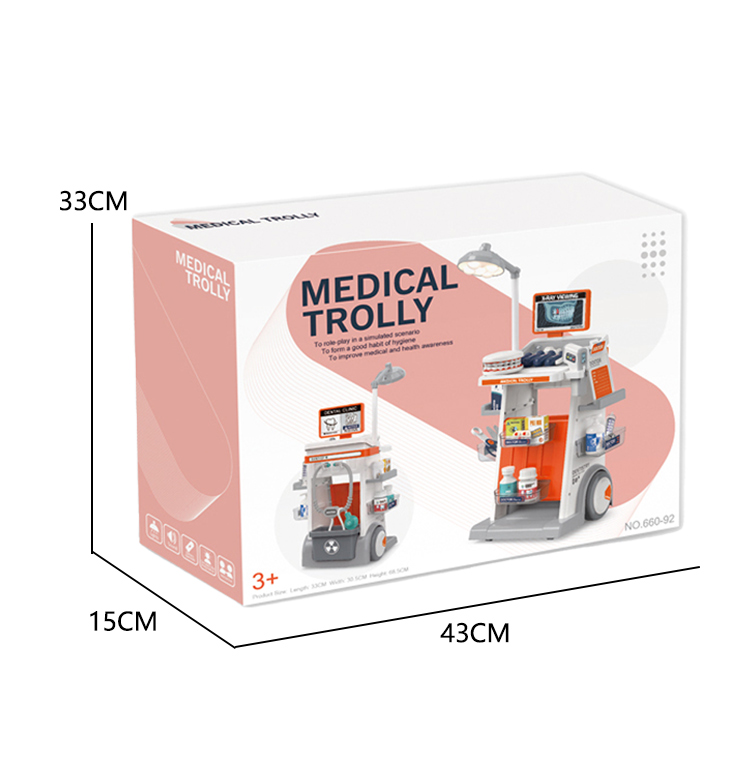 MEDICAL TROLLY W/LIGHTS,SOUND toys